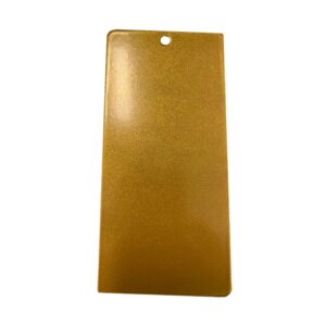Metallic powder coating – Gold