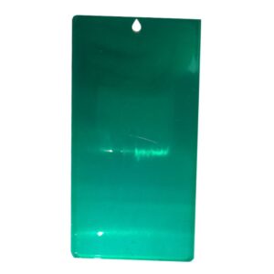 Glossy transparent powder coating - Green