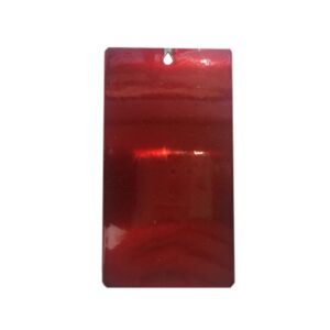 Glossy, colorless, transparent powder coating - Red