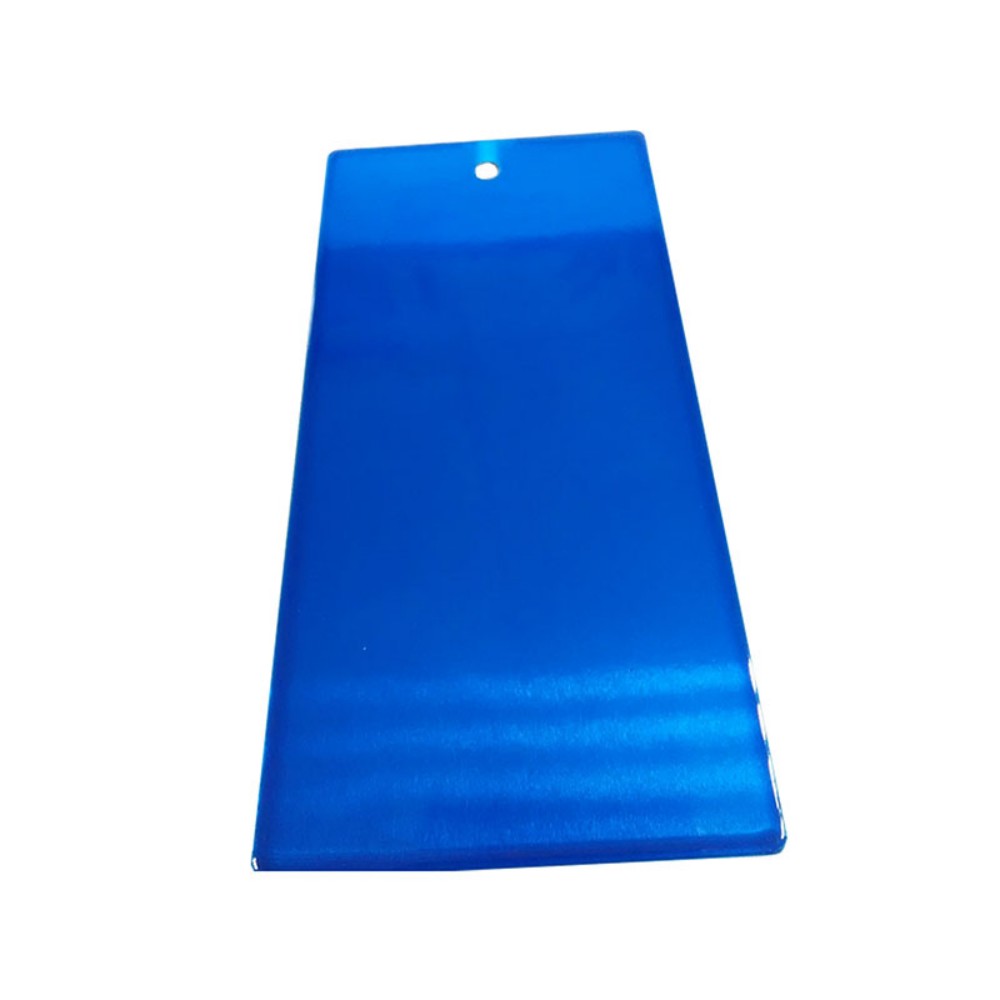 Peinture en poudre transparente brillante - Bleu